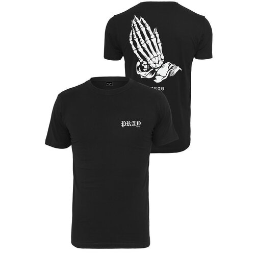 Mister Tee Pray Skeleton Hands Tee black XS