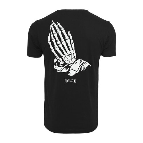 Mister Tee Pray Skeleton Hands Tee black XS