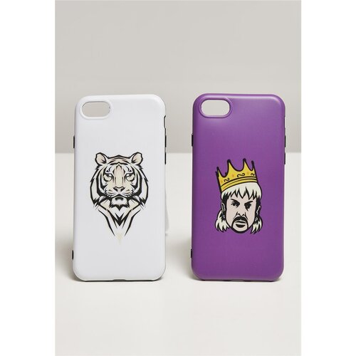 Mister Tee Big Cats I Phone 6/7/8 Phone Case Set white/violet one size
