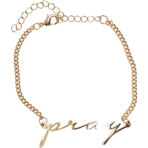 Mister Tee Pray Bracelet gold S/M