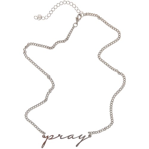 Mister Tee Pray Necklace silver one size