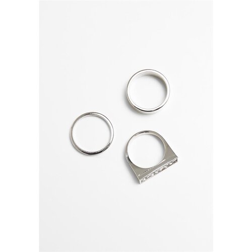 Mister Tee Pray Ring Set silver S/M