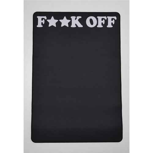 Mister Tee Fuck OFF Desk Pad black/white one size