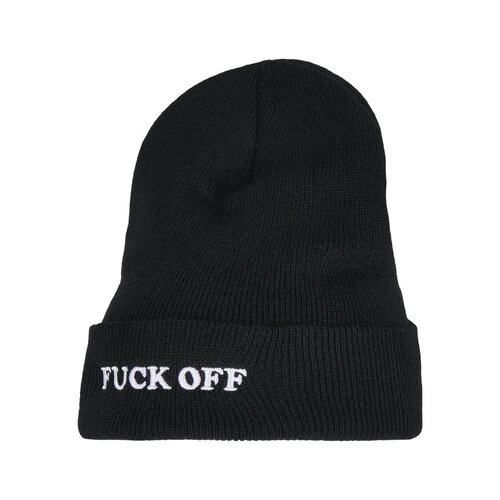 Mister Tee Fuck Off Beanie black/white one size