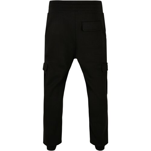 Urban Classics Blank Hoody + Cargo Sweatpants Suit Pack cherry+black 4XL