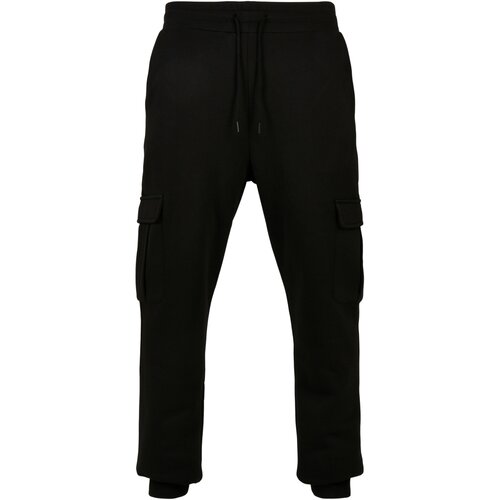 Urban Classics Blank Hoody + Cargo Sweatpants Suit Pack cherry+black 4XL