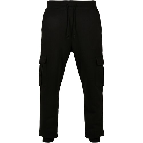 Urban Classics Blank Hoody + Cargo Sweatpants Suit Pack cherry+black S