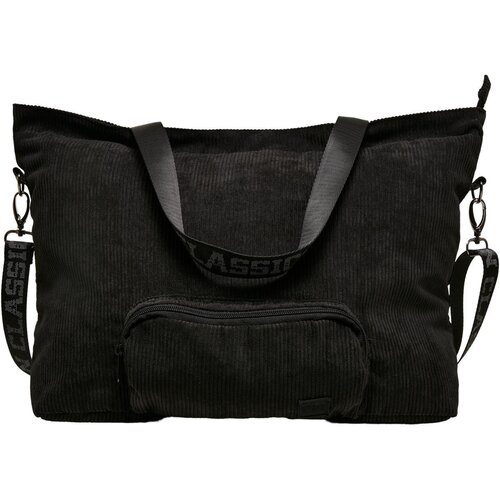 Urban Classics Corduroy Tote Bag black one size