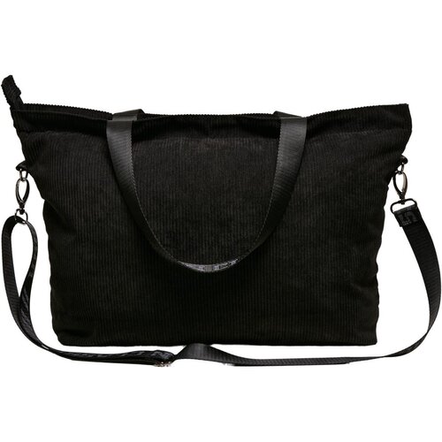 Urban Classics Corduroy Tote Bag black one size