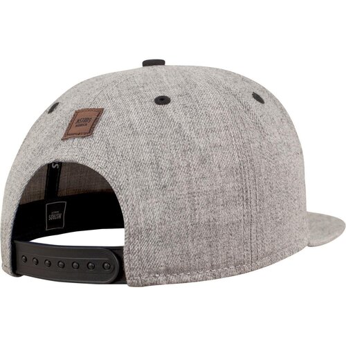 MSTRDS Letter Snapback Cap heather grey One Size T