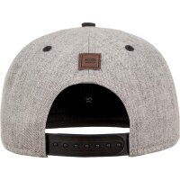 MSTRDS Letter Snapback Cap heather grey One Size T