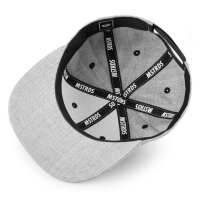 MSTRDS Letter Snapback Cap heather grey One Size T
