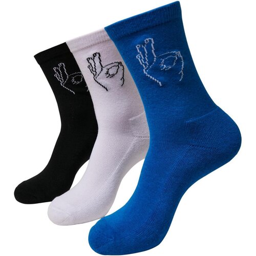 Mister Tee Salty Socks 3-Pack black/white/blue 43-46