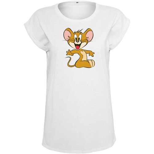 Merchcode Ladies Tom & Jerry Mouse Tee white XXL