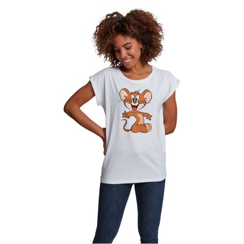 Merchcode Ladies Tom & Jerry Mouse Tee white XXL