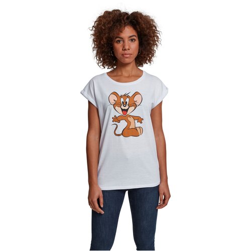 Merchcode Ladies Tom & Jerry Mouse Tee white XXL