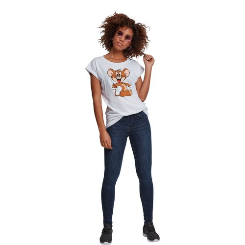 Merchcode Ladies Tom & Jerry Mouse Tee white XXL