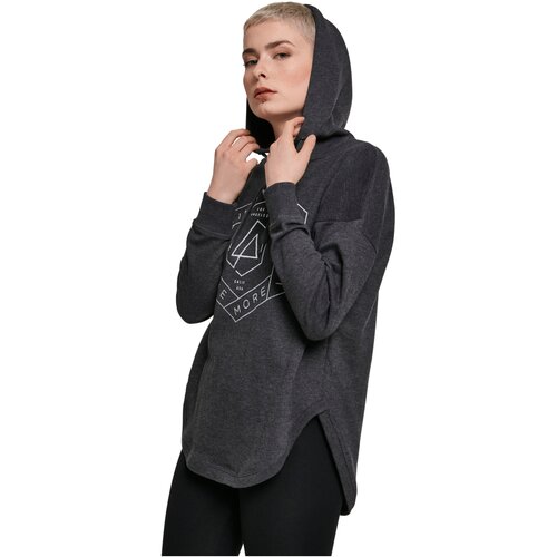 Merchcode Ladies Linkin Park OML Oversize Hoody charcoal XS