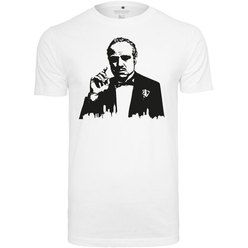 Merchcode Godfather Painted Portrait Tee white XL