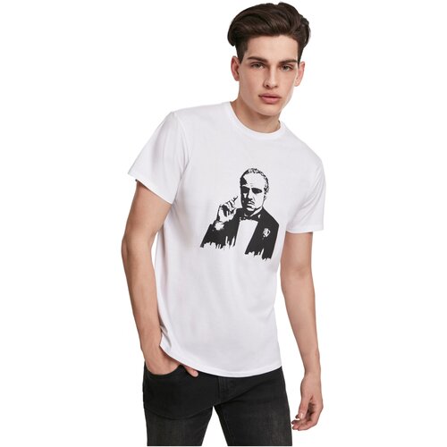 Merchcode Godfather Painted Portrait Tee white XL