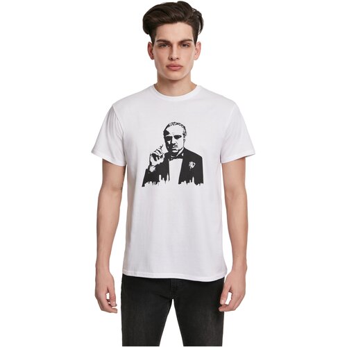 Merchcode Godfather Painted Portrait Tee white XL