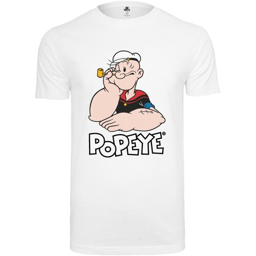 Merchcode Popeye Logo And Pose Tee white XXL