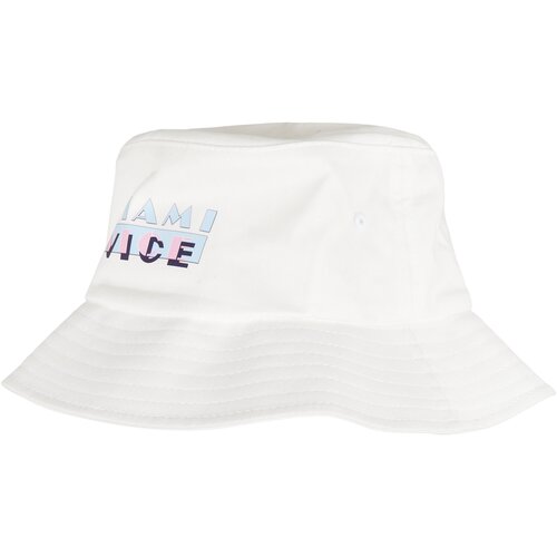 Merchcode Miami Vice Logo Bucket Hat white one size