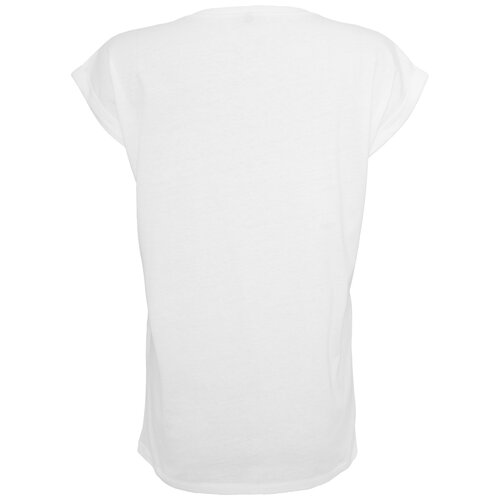 Merchcode Ladies Coca Cola Round Logo Tee white L