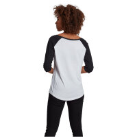 Merchcode Ladies Brandalised - Banksy´s Graffiti Ape Raglan Tee