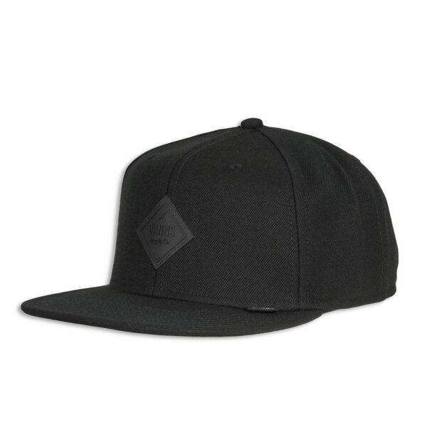 Djinns 6 Panel Snapback Cap Monochrome black