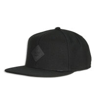 Djinns 6 Panel Snapback Cap Monochrome black