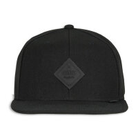 Djinns 6 Panel Snapback Cap Monochrome black