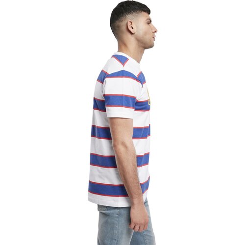 Starter Script Stripe Tee white/ultra marine/starter red S