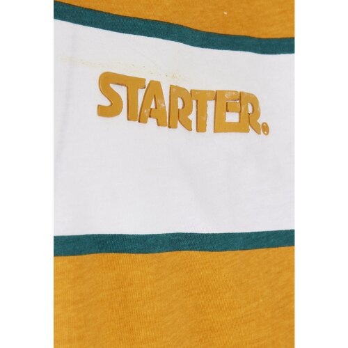 Starter Logo Striped Tee white/yellow L