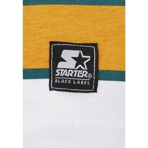 Starter Logo Striped Tee white/yellow L