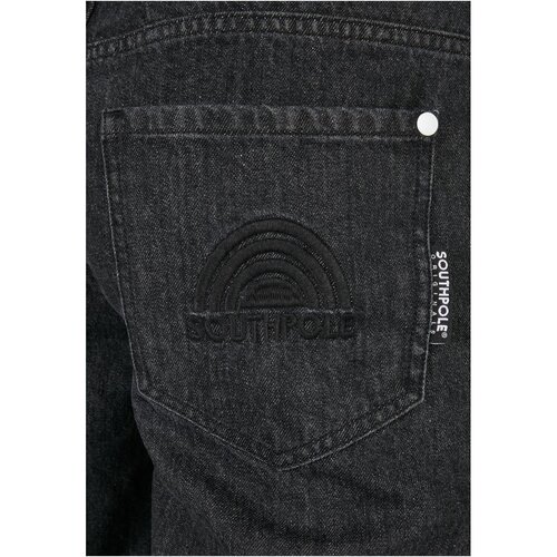 Southpole Turn Up Denim black washed 31