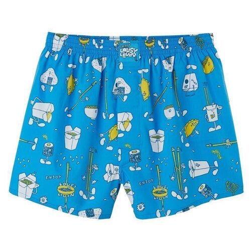 Lousy Livin Boxershorts Lunchbox Blue XL