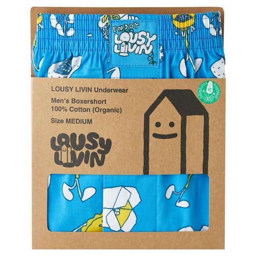 Lousy Livin Boxershorts Lunchbox Blue XL