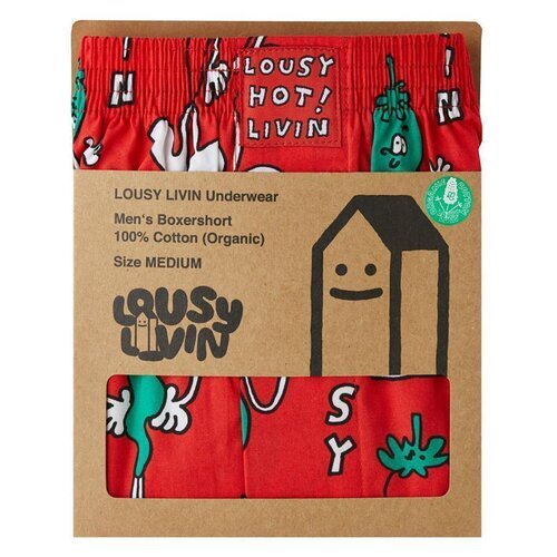 Lousy Livin Boxershorts Chilli Red S