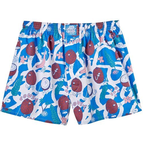 Lousy Livin Boxershorts Coconut & Cocktail White / Navy M