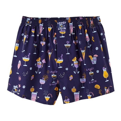 Lousy Livin Boxershorts Coconut & Cocktail White / Navy M