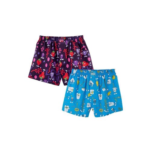 Lousy Livin Boxershorts Berry Lunch 2Pack Navy / Blue S