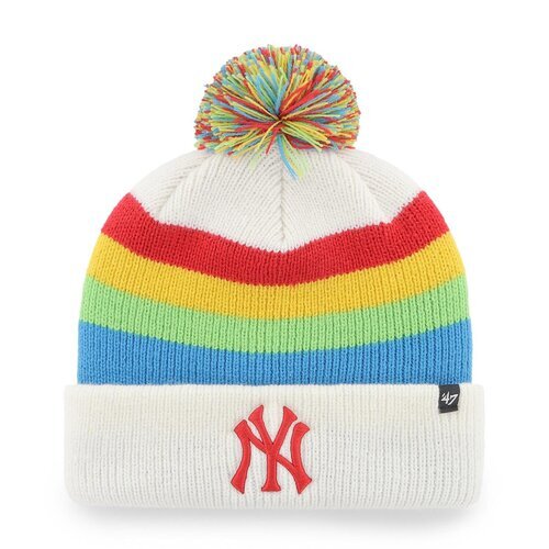 47 Brand MLB New York Yankees Highlighter 47 CUFF KNIT White OSFA