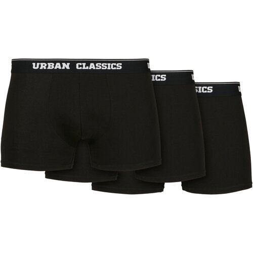 Urban Classics Organic Boxer Shorts 3-Pack black+black+black XXL