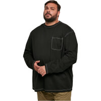 Urban Classics Heavy Oversized Contrast Stitch Longsleeve