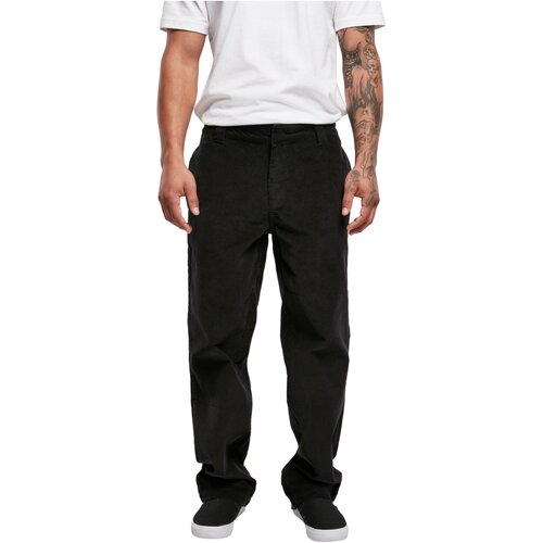 Urban Classics Corduroy Workwear Pants black 30