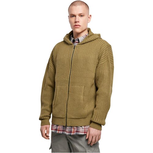 Urban Classics Knitted Zip Hoody tiniolive M
