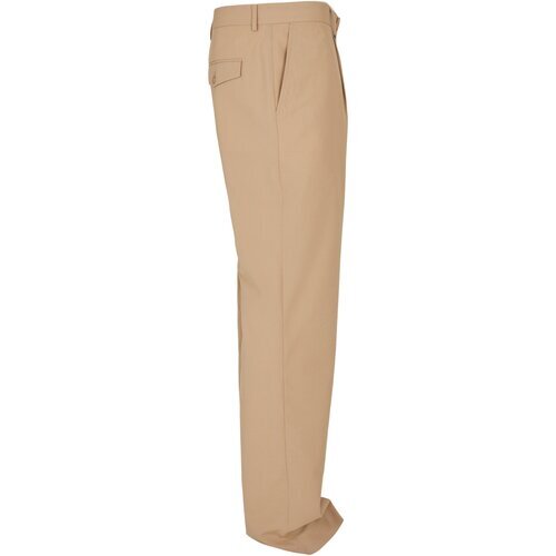 Urban Classics Straight Pleat-Front Trousers unionbeige 38