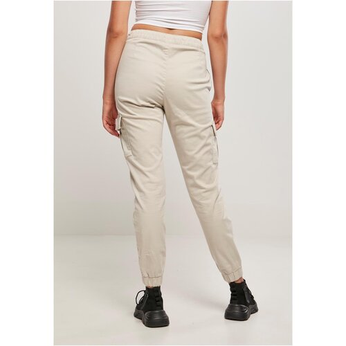 Urban Classics Ladies High Waist Cargo Comfort Jogging Pants softseagrass M