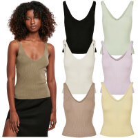 Urban Classics Ladies Rib Knit Top